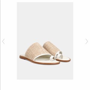 Barely worn toe ring sandals